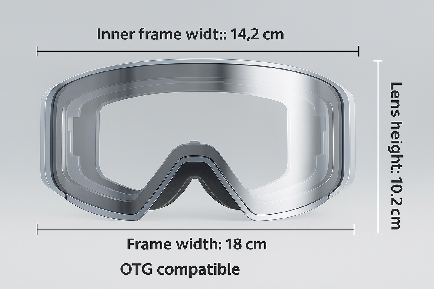 KPV Magnet Photochromic Goggles (with hinge)